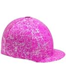 Diamante Lycra Hat Cover - Pink Mystique