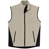 Jack Russell Men's High Tec Vest, Bone Zipper Pull and Embroidered image