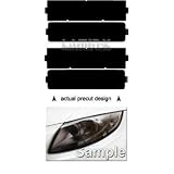 Chevy Truck (1970 to 1990) Sealed Beam Headlight Vinyl Film Covers by LAMIN-X (... by Lamin-x