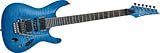 Ibanez S570DXQM Electric Guitar (Bright Blue Burst)