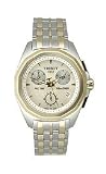 Tissot PRC 100 Chronograph Two-tone PVD Mother-of-Pearl Dial Women's Watch #T008.217.22.111.00