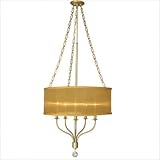 IMAGE OF Framburg 197 Angelique Dining Chandelier in Satin Brass Size: 24