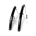 Planet Bike SpeedEZ Road Front and Rear Bicycle Fender Set (Silver Aluminum, 35mm Wide)