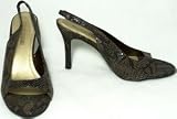 Colin Stuart Snakeskin Slingback Heels