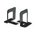 Interlocking Bookends, Steel, 4-3/4w x 5-1/4d x 5h, Black (UNV54050)