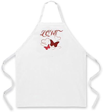 Coolflyer Custom Name Butterfly Home Kitchen Apron, One Size Fits Most