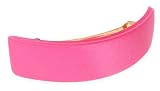 L. Erickson USA Rectangle Volume Barrette 100% Silk Charmeuse - Spring Fling