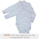 giggle Better Basics Long-Sleeve Baby Body - Set of 2, Blue