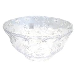 Maryland Plastics 1896 Large 12 Quart Crystal Cut Plastic Punch Bowl (06-0496) Category: Plastic Bowls