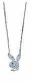 Clear and Blue Bunny 18 inch Necklace with Extender