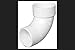 Charlotte Pipe Street Elbow Pvc Dwv 4 " 90 Deg. Schedule 40