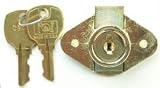 National Cabinet Lock C8803-US3-KD Drawer & Door Locks, 15/16 Cylinder Length, Brass Finish