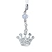 New Charms Desing 017 Crown Shape Clear Practical Durable High Quality