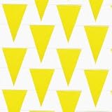100 Foot Yellow Pennant Banner