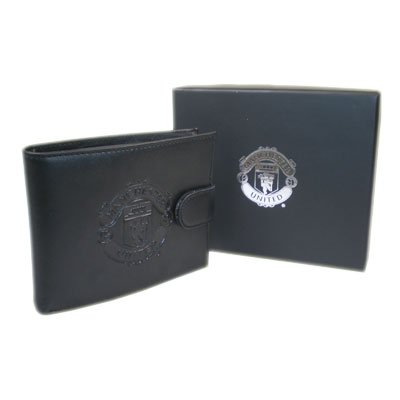 Manchester United Embossed Crest Leather Wallet
