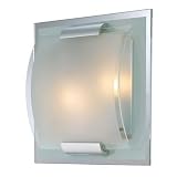 Lite Source LS-16105 Wall Lamp with Glass Shade
