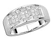 14K White Gold Diamond Band - 1.00 Ct.