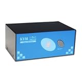PC Hardware : Linkskey LKV-DM02SK Dual Monitor KVM Switch - 2-Port, PS/2, Dual VGA
