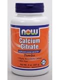 NOW Foods Calcium Citrate Powder, 8 oz (Pack of 3)