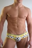 Ginch Gonch Yellow Monkey Low-Rise Briefs for Men - Yellow