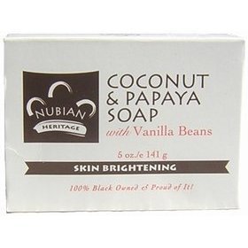 Nubian Heritage Coconut & Papaya Soap 6 Bar Pack