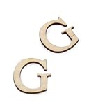 Adhesive Wood Letter G 1 1/2 Inch
