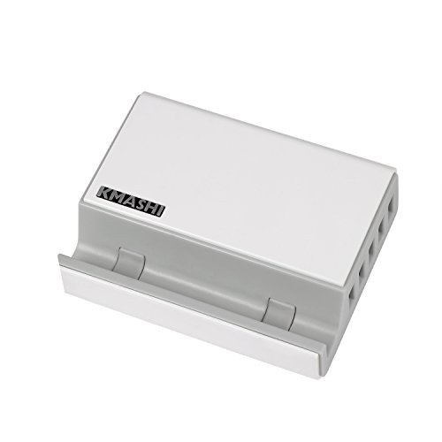Kmashi 5-port usb charging station 50w 10a, desktop cha…