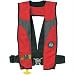Mustang Survival MD3082 Deluxe Manual Inflatable Collar Personal Flotation Device with Sailing Harness (Red/Carbon)