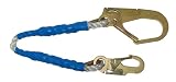 FallTech 71533 Rope Restraint Lanyard with #18 Anchorage End Rebar Hook, 3-Foot