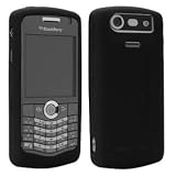 Brand New Original Blackberry Pearl 8110 8120 8130 (NOT 8100) BLACK OEM Skin Gel Wrap Case Phone Protector Verizon, Sprint, TMobile, AT&T, Alltel