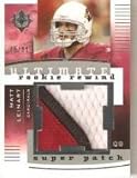 2007 Ultimate Collection Rookie Rewind Super Patches #ML Matt Leinart - Arizona Cardinals (Piece of Authentic Game-Used Jersey - Serial #'d to 99) (Football Cards)