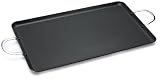 KittAmor 18 Inch x 11 Inch Non-Stick Aluminum Double Griddle