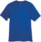 Hanes Premium Tagless T's in Deep Royal - Medium