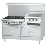 6 Burner With 24 Raised Griddle - Natural Gas