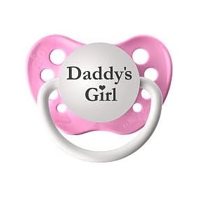 Personalized Pacifier - Daddy's Girl - Pink