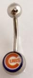 Chicago Cubs Belly Ring 316l Surgical Steel Body Jewelry