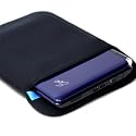 MSI Wind U210 12.1" Laptop Neoprene Notebook Flip Top Skin Fit Sleeve (Black/Blue)