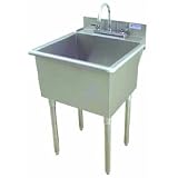 Buy Griffin LT-118 Utility Sink with Drain, Stainless Steel by Griffin