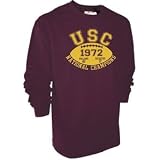 1972 Southern California Trojans NCAA Football National Champions L S T-Shirt at ChampionsAgain