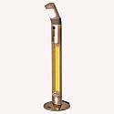 ZEUS PREMIUM 2.8KW OUTDOOR PATIO HEATER WITH REMOTE CONTROL AND NIGHT LIGHT