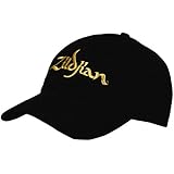 Zildjian Black Baseball Cap (Gold Logo)