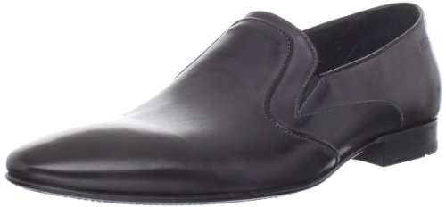 BOSS Black by Hugo Boss Men's Agios Loafer,Dark Grey,8 M US
