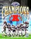 New England Patriots 2007 AFC Champion Composite Officially Licensed Photo - Choose Your Size and Framing Options