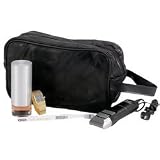 Embassy Italian Stone Design Genuine Leather Personal Travel Bag