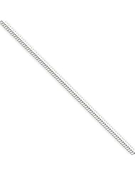 Sterling Silver 2mm Round Snake Chain