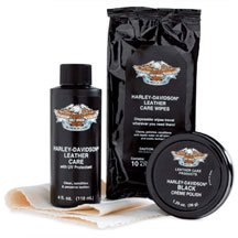 Harley-Davidson® Leather Care Kit. Set includes one 4 oz. bottle of Leather Care. 99470-06V