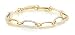 14K Two-Tone Gold 'Diamon-O' Fashion Bracelet 7.25"
