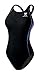 TYR Girls Alliance Durafast Splice Maxback Swim Suit (Black/Blue, 28)