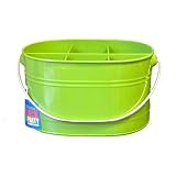 Green Metal Silverware Holder Utensil Flatware Caddy Bbq Picnic