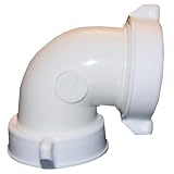 Buy Lasco 03-4263 White Plastic Tubular 1-1 2-Inch Slip Joint One End X Captive Nut... by Larsen Supply